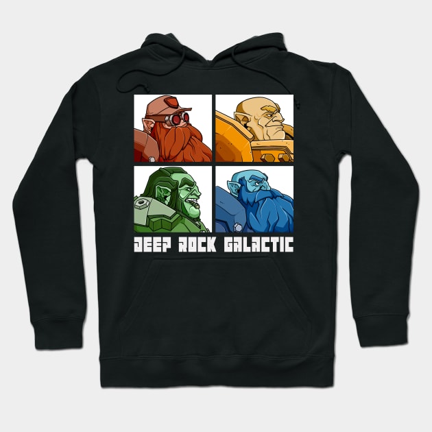 Deep Rock Galactic Hoodie by 1001 Artwork